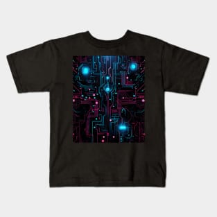 Techno patern Kids T-Shirt